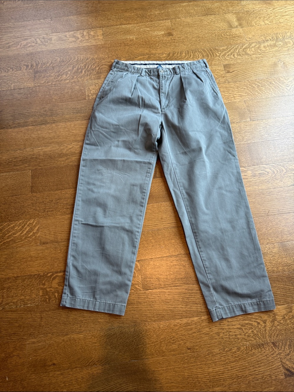 Men's Gray Casual Chino Pants